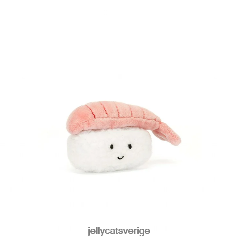 Jellycat leksak sassy sushi nigiri rosa och vit 4206LT647