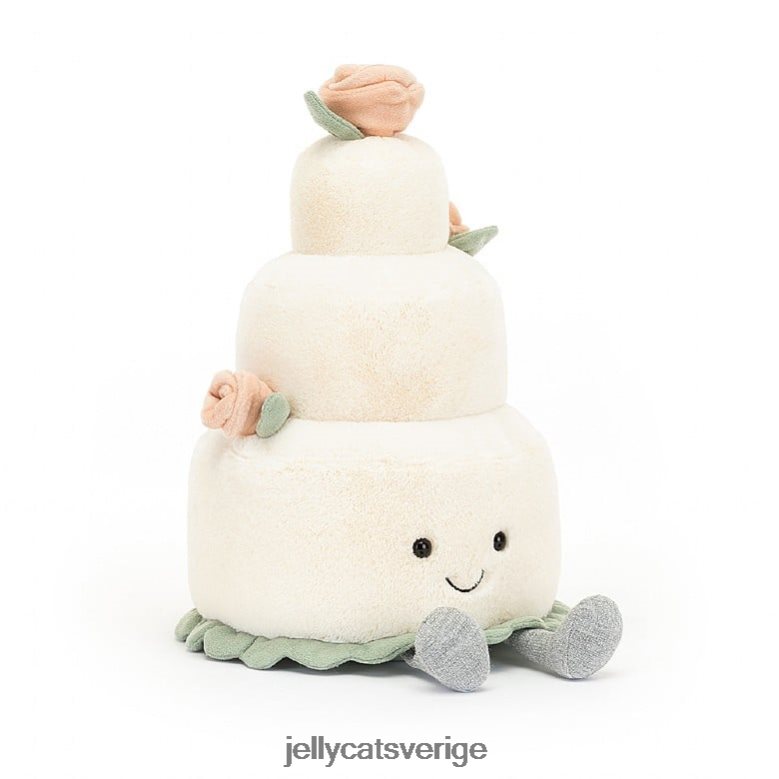 Jellycat leksak underhållande bröllopstårta vit 4206LT364