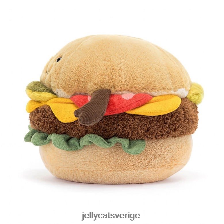 Jellycat leksak underhållande burgare flerfärgad 4206LT88