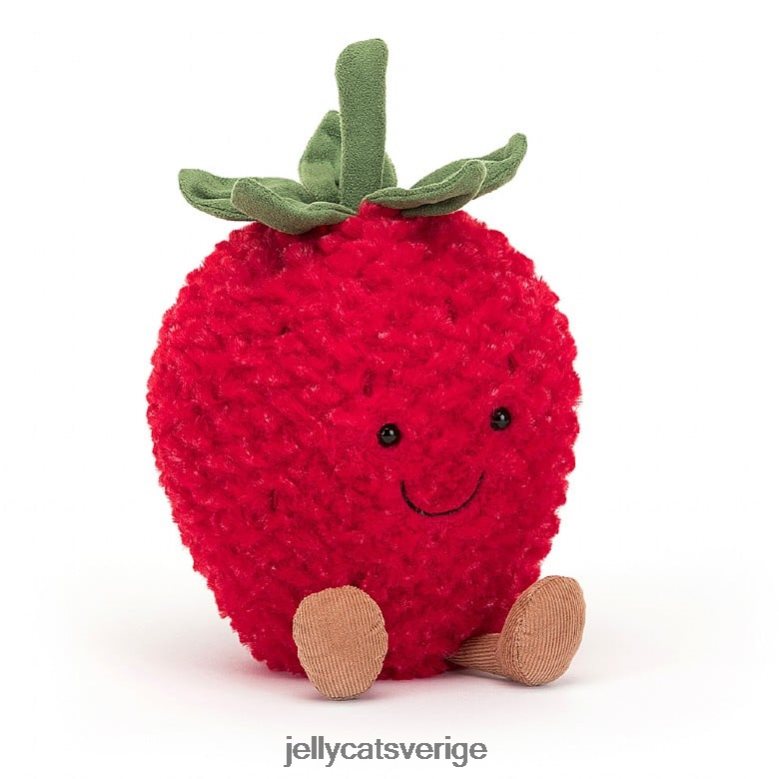 Jellycat leksak underhållande jordgubbsröd 4206LT44