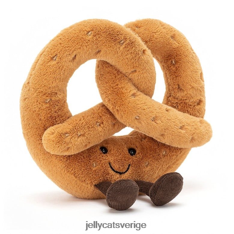 Jellycat leksak underhållande pretzel beige 4206LT589