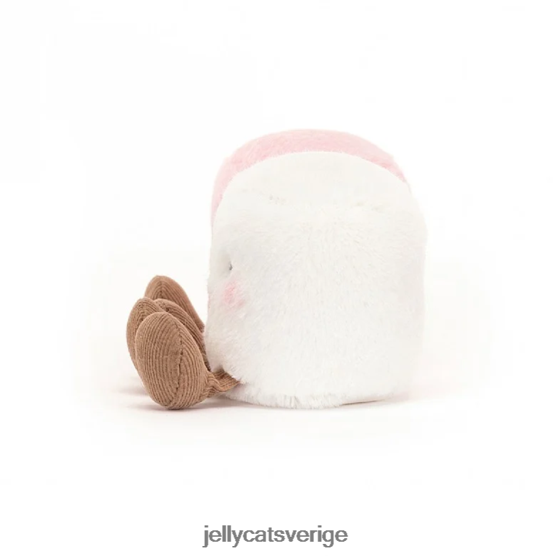 Jellycat leksak underhållande rosa och vita marshmallows flerfärgade 4206LT603