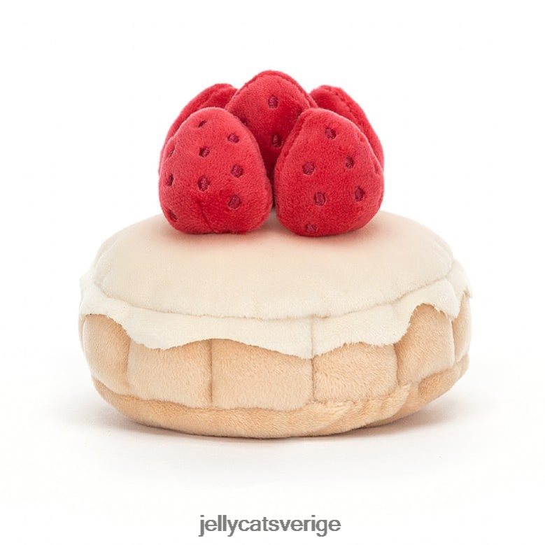 Jellycat leksak vackert konditori tarte aux fraises flerfärgad 4206LT26