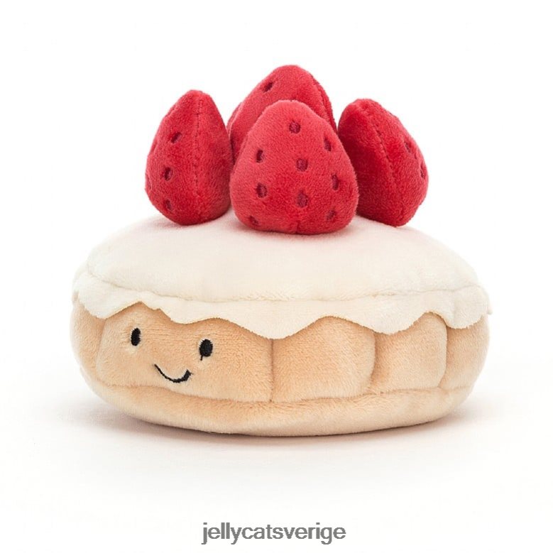 Jellycat leksak vackert konditori tarte aux fraises flerfärgad 4206LT26