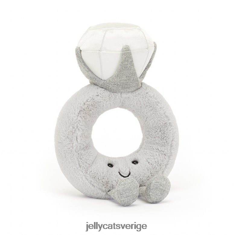 Jellycat leksak underhållande diamantring grå 4206LT530