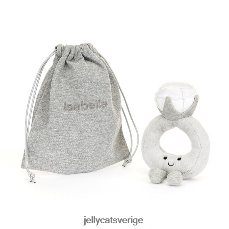 Jellycat leksak underhållande diamantring grå 4206LT535