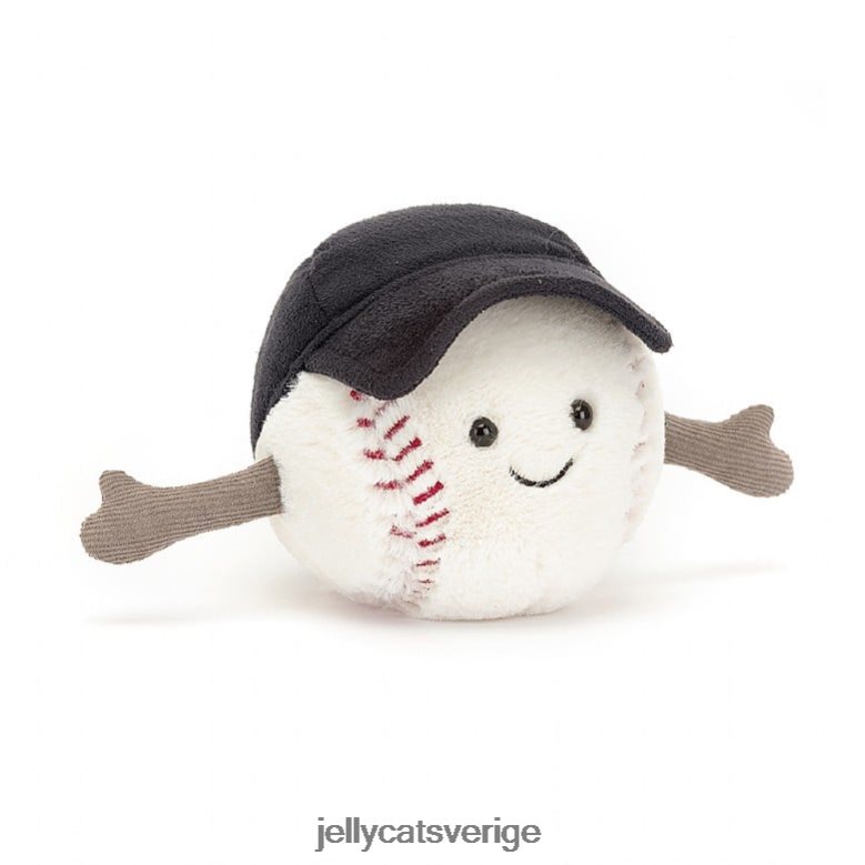 Jellycat leksak underhållande sport baseball vit 4206LT76