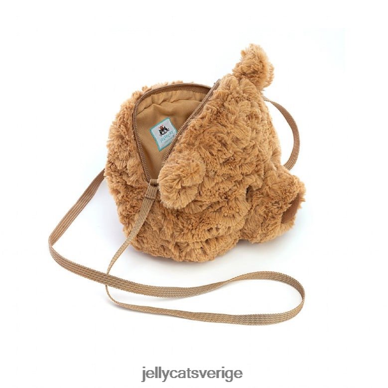 Jellycat väska bartholomew bear bag brun 4206LT670