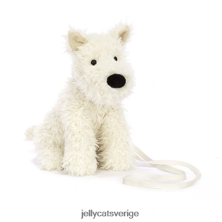 Jellycat väska munro scottie dog bag cream 4206LT679