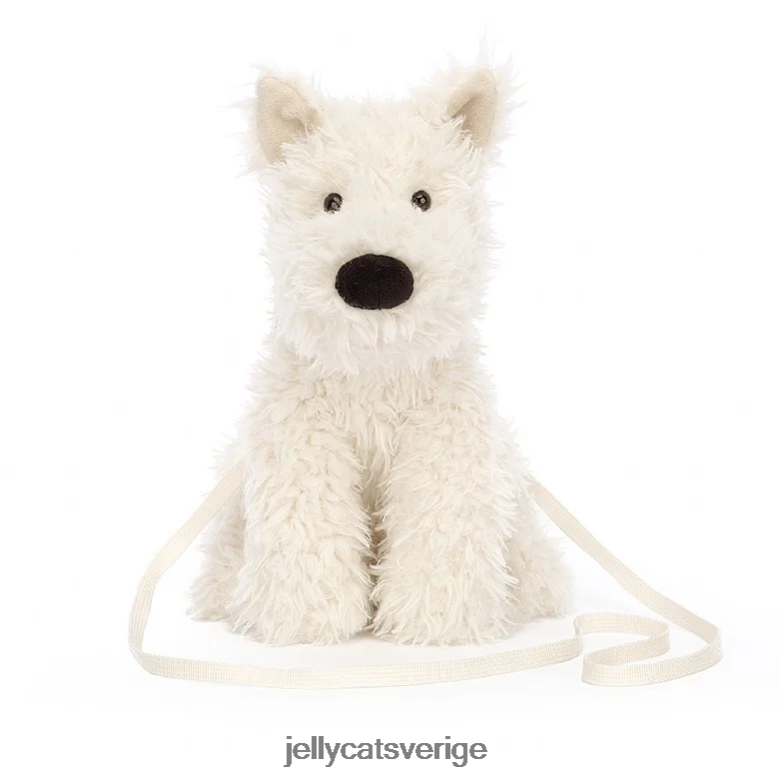 Jellycat väska munro scottie dog bag cream 4206LT679