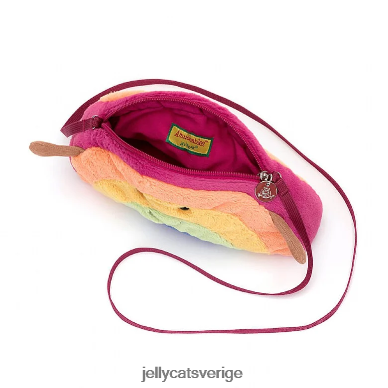 Jellycat väska rolig regnbågsväska i flera färger 4206LT190