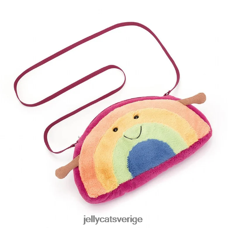 Jellycat väska rolig regnbågsväska i flera färger 4206LT190