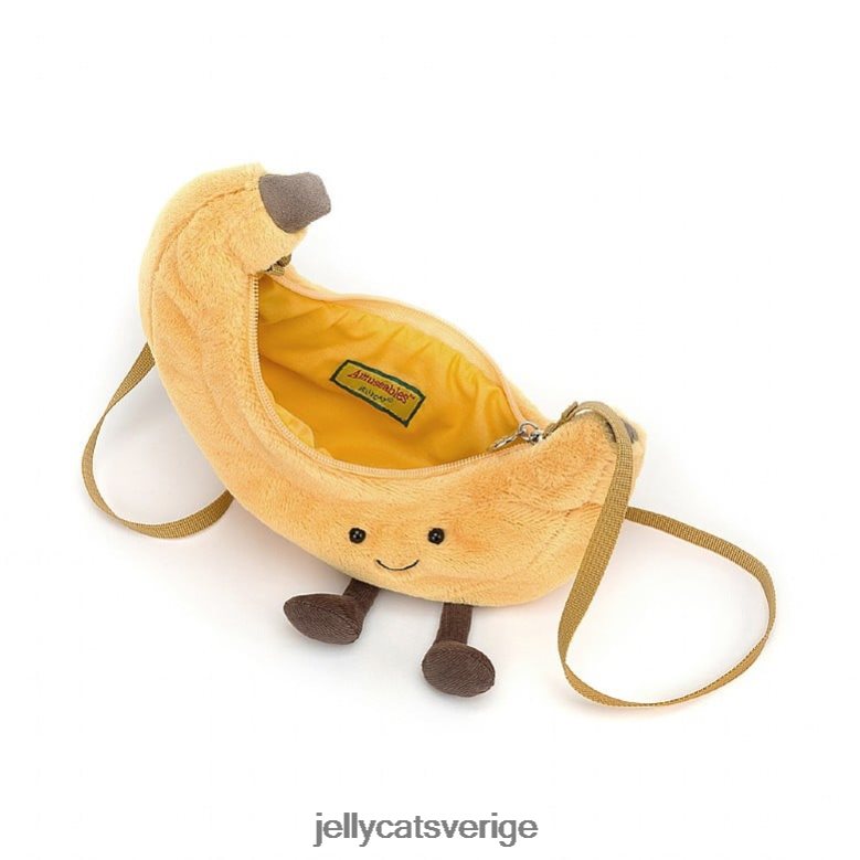 Jellycat väska underhållande bananpåse gul 4206LT306
