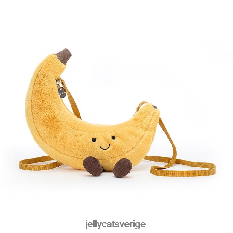 Jellycat väska underhållande bananpåse gul 4206LT306