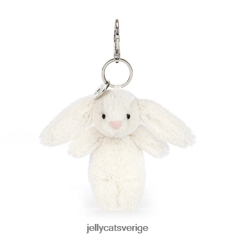 Jellycat tillbehör bashful bunny bag charm creme 4206LT566