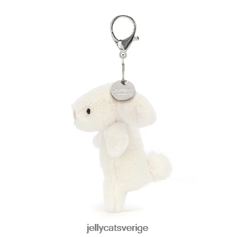 Jellycat tillbehör bashful bunny bag charm creme 4206LT566