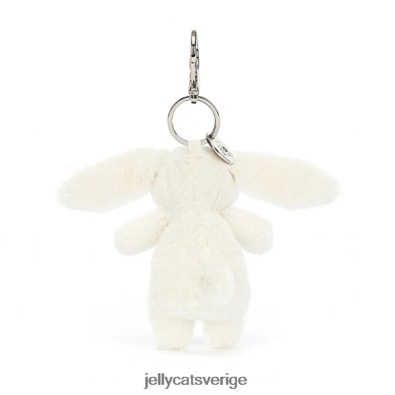 Jellycat tillbehör bashful bunny bag charm creme 4206LT566