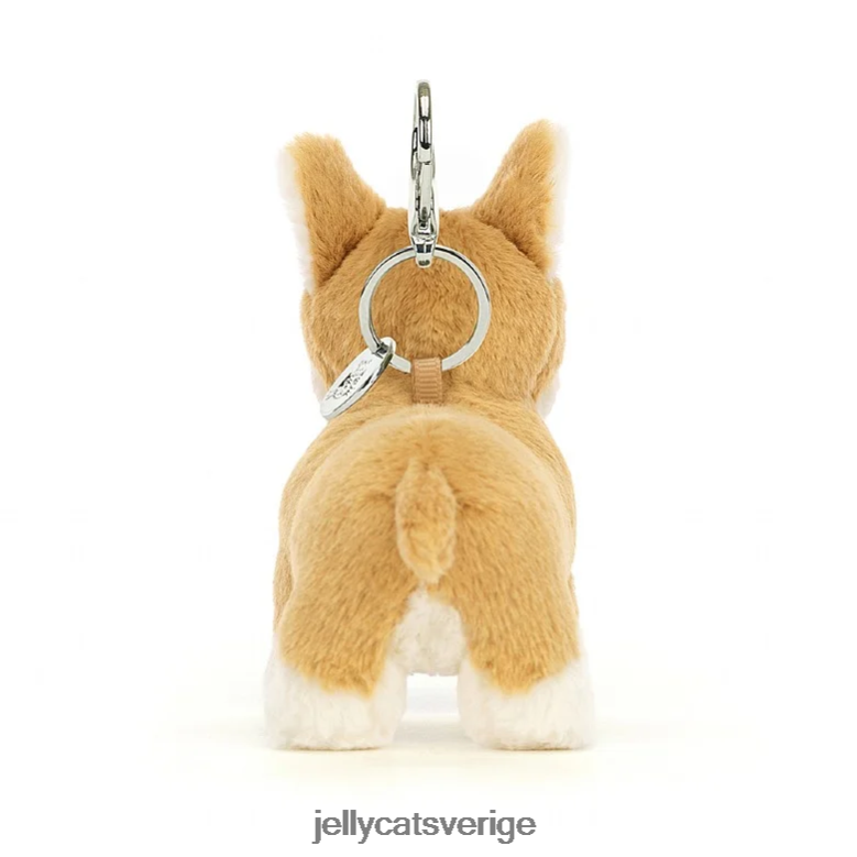 Jellycat tillbehör betty corgi väska charm honung 4206LT84