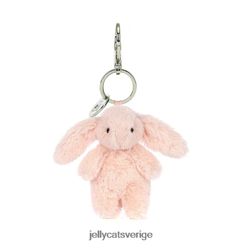 Jellycat tillbehör blyg rouge kaninväska charm persika 4206LT613