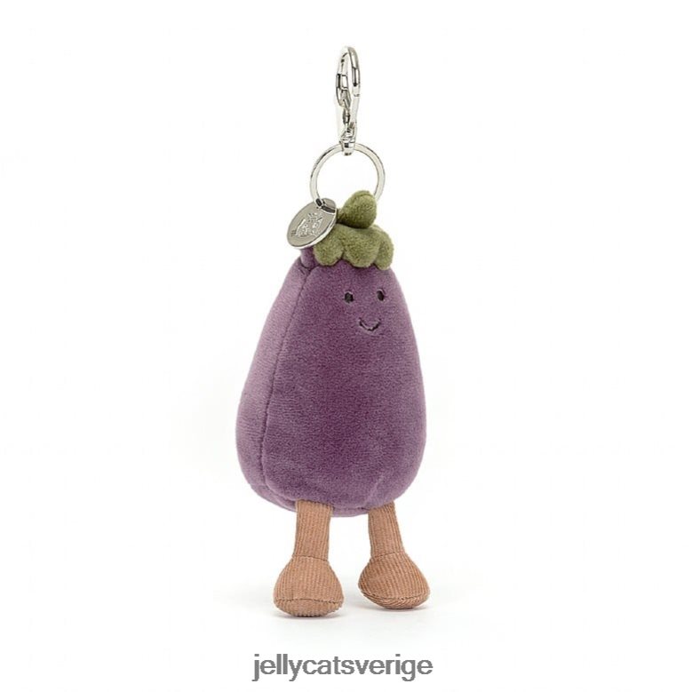 Jellycat tillbehör livlig aubergineväska charm lila 4206LT75