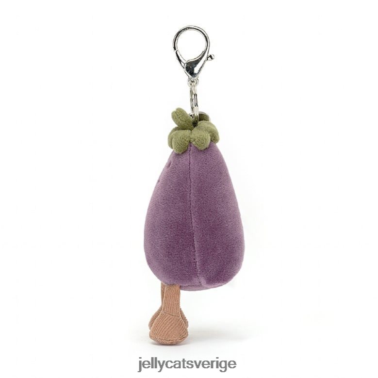 Jellycat tillbehör livlig aubergineväska charm lila 4206LT75