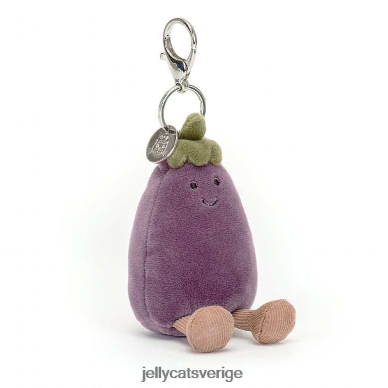 Jellycat tillbehör livlig aubergineväska charm lila 4206LT75