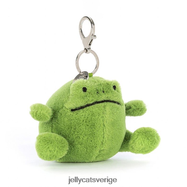 Jellycat tillbehör ricky rain frog bag charm grön 4206LT358