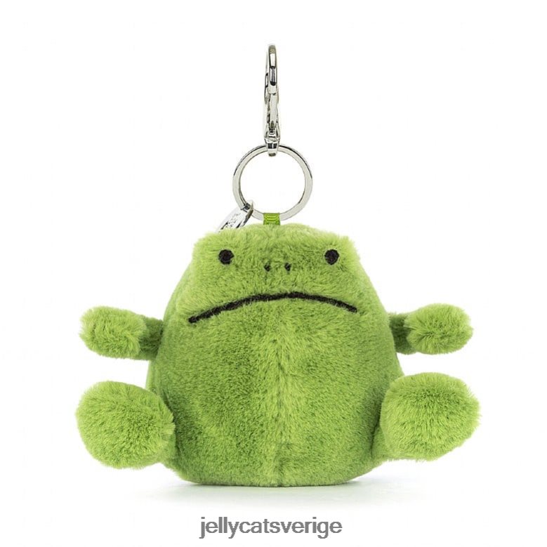 Jellycat tillbehör ricky rain frog bag charm grön 4206LT358
