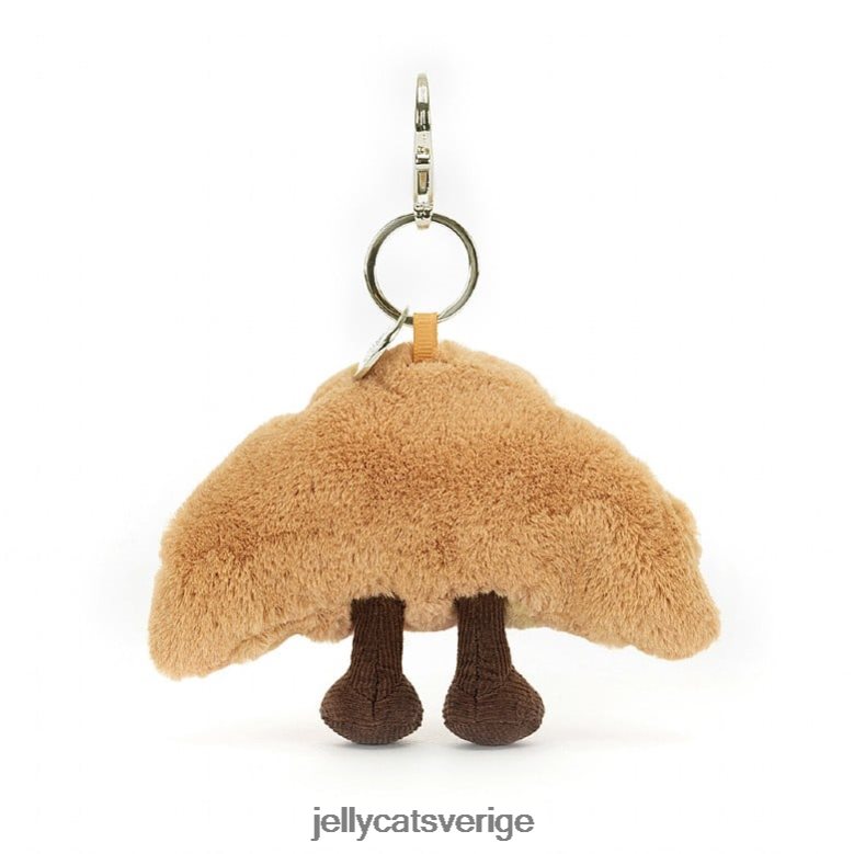 Jellycat tillbehör underhållande croissantväska charm beige 4206LT17