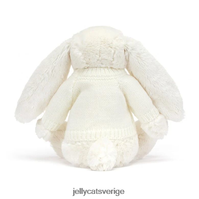 Jellycat leksak blossom bunny med personlig jumper cream 4206LT594