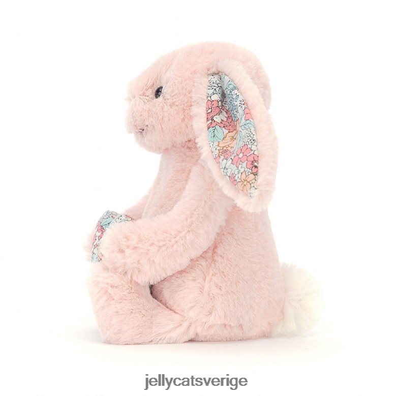 Jellycat leksak blossom hjärta rodna bunny persika 4206LT337