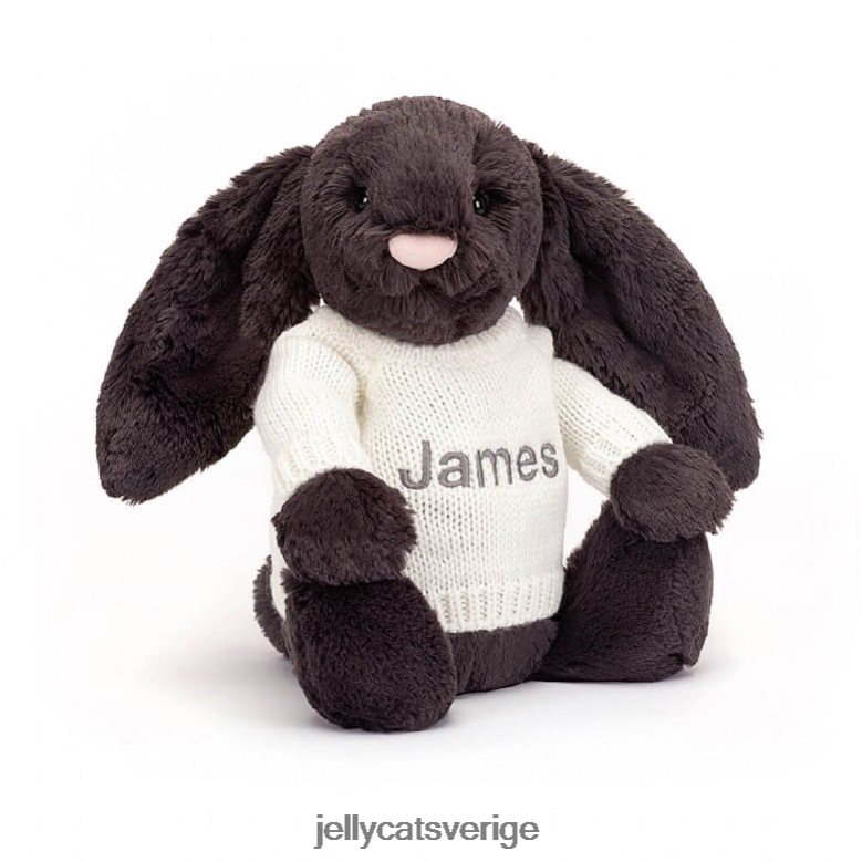 Jellycat leksak bashful y bunny med personligt krämfärgat bläck 4206LT517