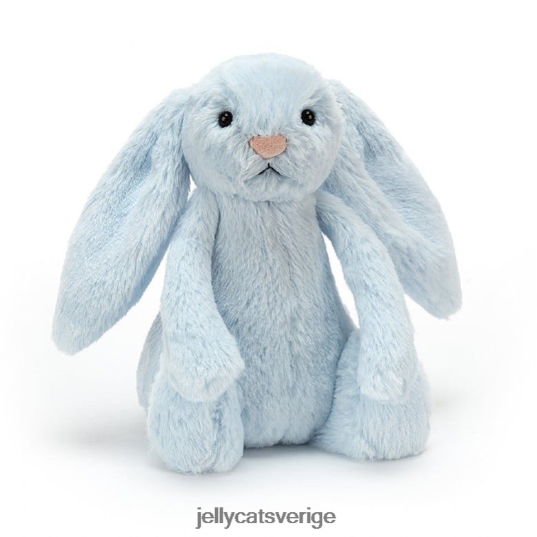 Jellycat leksak blyg kanin skallra blå 4206LT744
