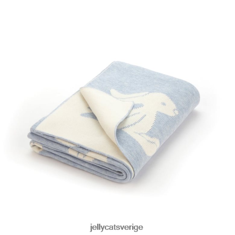Jellycat leksak blyg kaninfilt blå 4206LT697