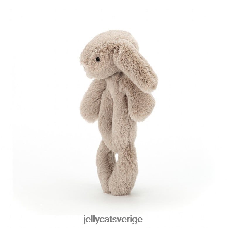 Jellycat leksak blyg kaninring skallra beige 4206LT195