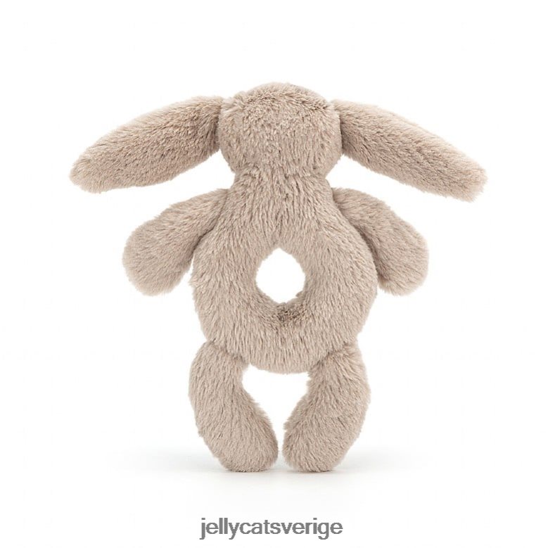 Jellycat leksak blyg kaninring skallra beige 4206LT195