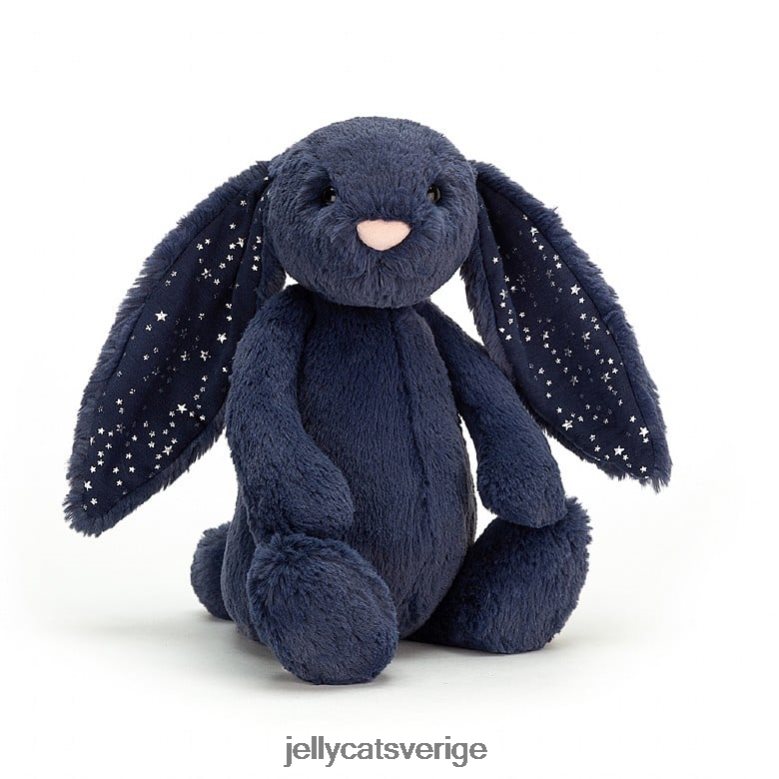 Jellycat leksak blyg stardust bunny marinblå 4206LT555