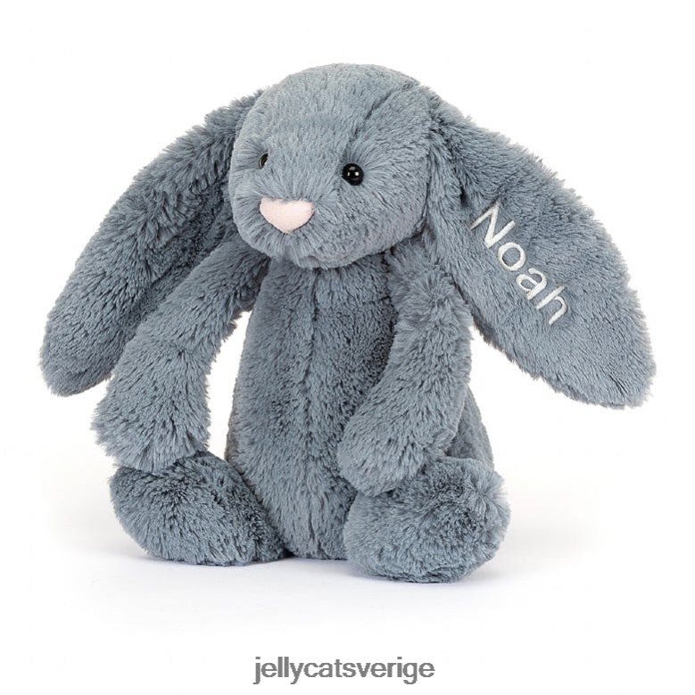 Jellycat leksak personlig bashful dusky bunny mellanblå 4206LT91