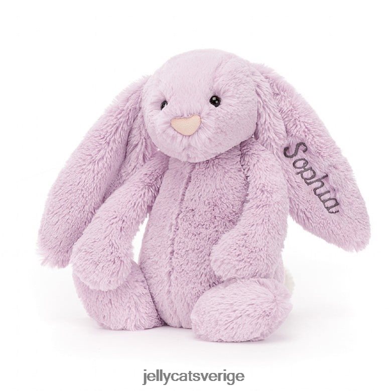 Jellycat leksak personlig bashful kanin medium lila 4206LT92