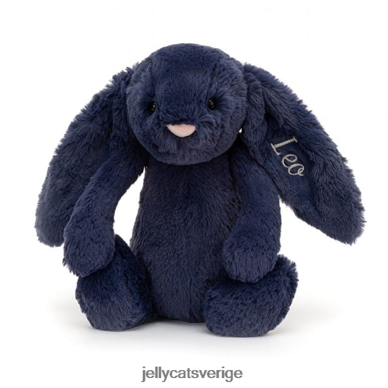 Jellycat leksak personlig bashful kanin medium marinblå 4206LT242
