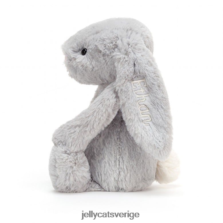 Jellycat leksak personlig bashful kanin medium silver 4206LT273