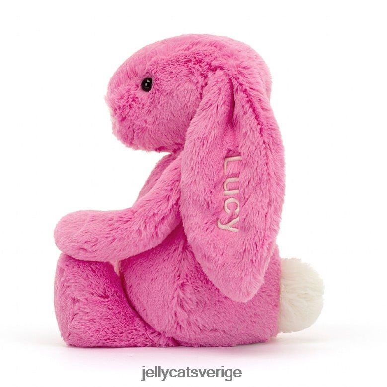 Jellycat leksak personlig bashful kanin medium varm rosa 4206LT173