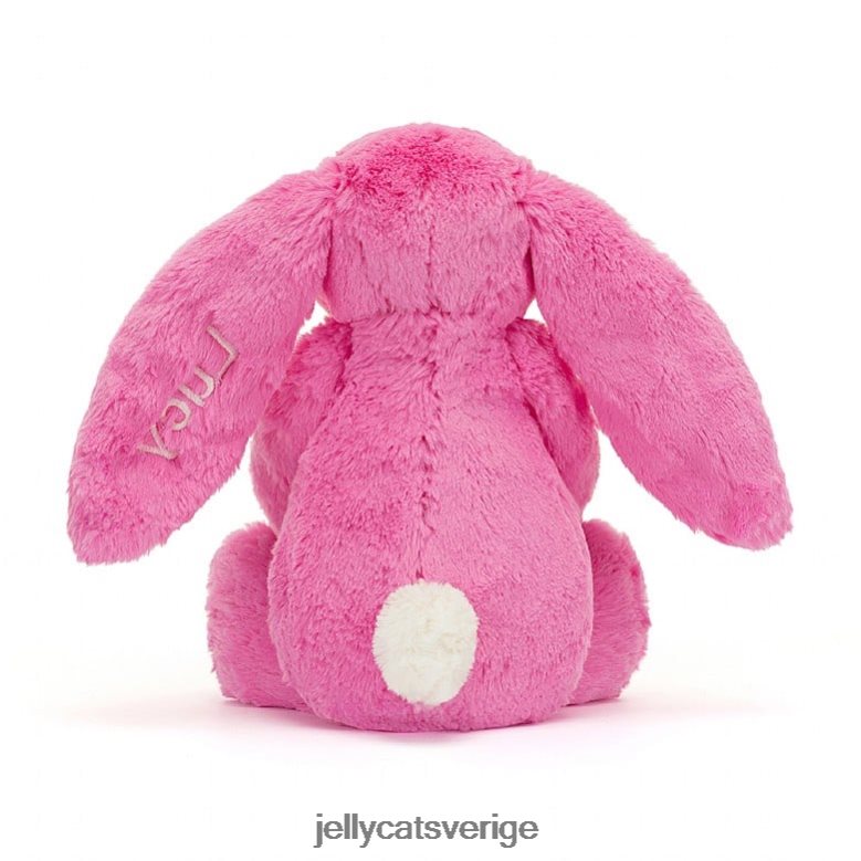 Jellycat leksak personlig bashful kanin medium varm rosa 4206LT173