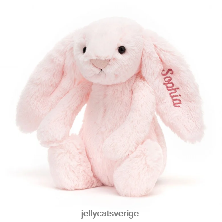 Jellycat leksak personlig bashful rosa kanin medium baby rosa 4206LT48