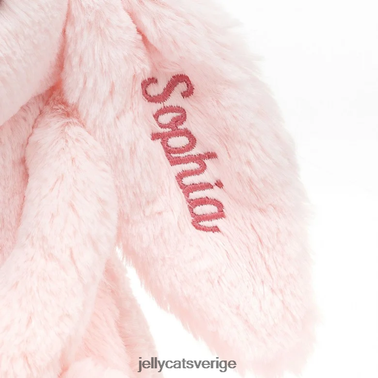 Jellycat leksak personlig bashful rosa kanin medium baby rosa 4206LT48