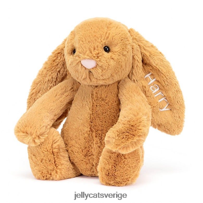 Jellycat leksak personlig bashful sv bunny medium guld 4206LT214
