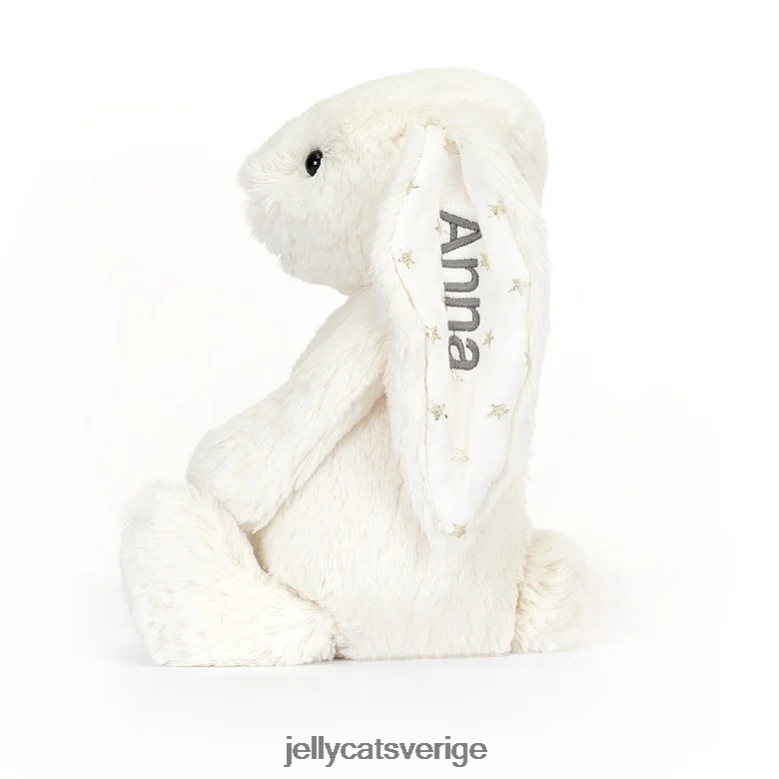 Jellycat leksak personlig bashful twinkle bunny medium kräm 4206LT203