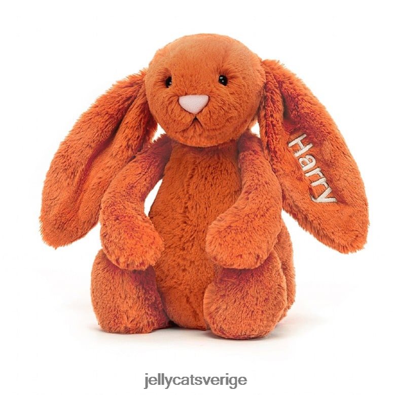 Jellycat leksak personlig blyg tangerin kanin medium orange 4206LT502