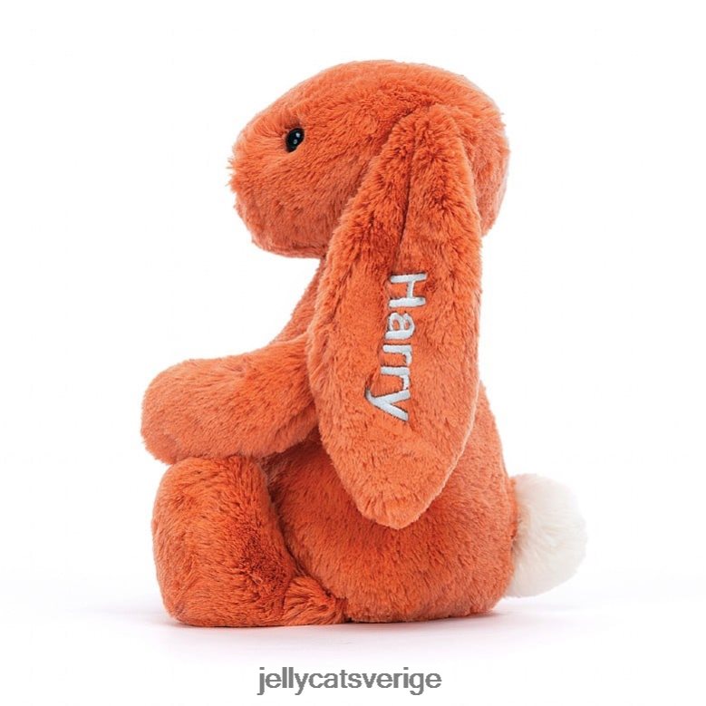 Jellycat leksak personlig blyg tangerin kanin medium orange 4206LT502