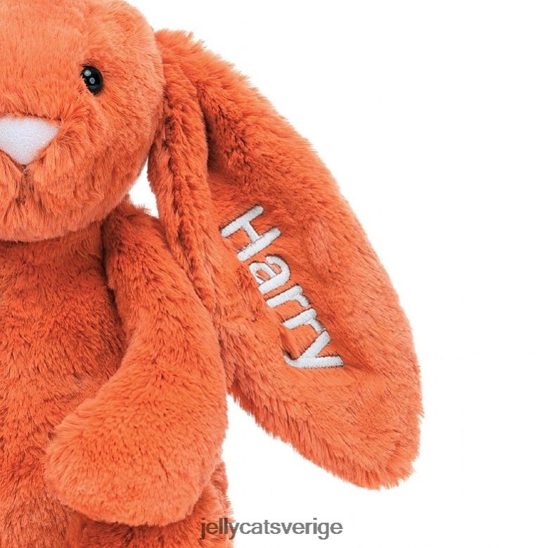 Jellycat leksak personlig blyg tangerin kanin medium orange 4206LT502